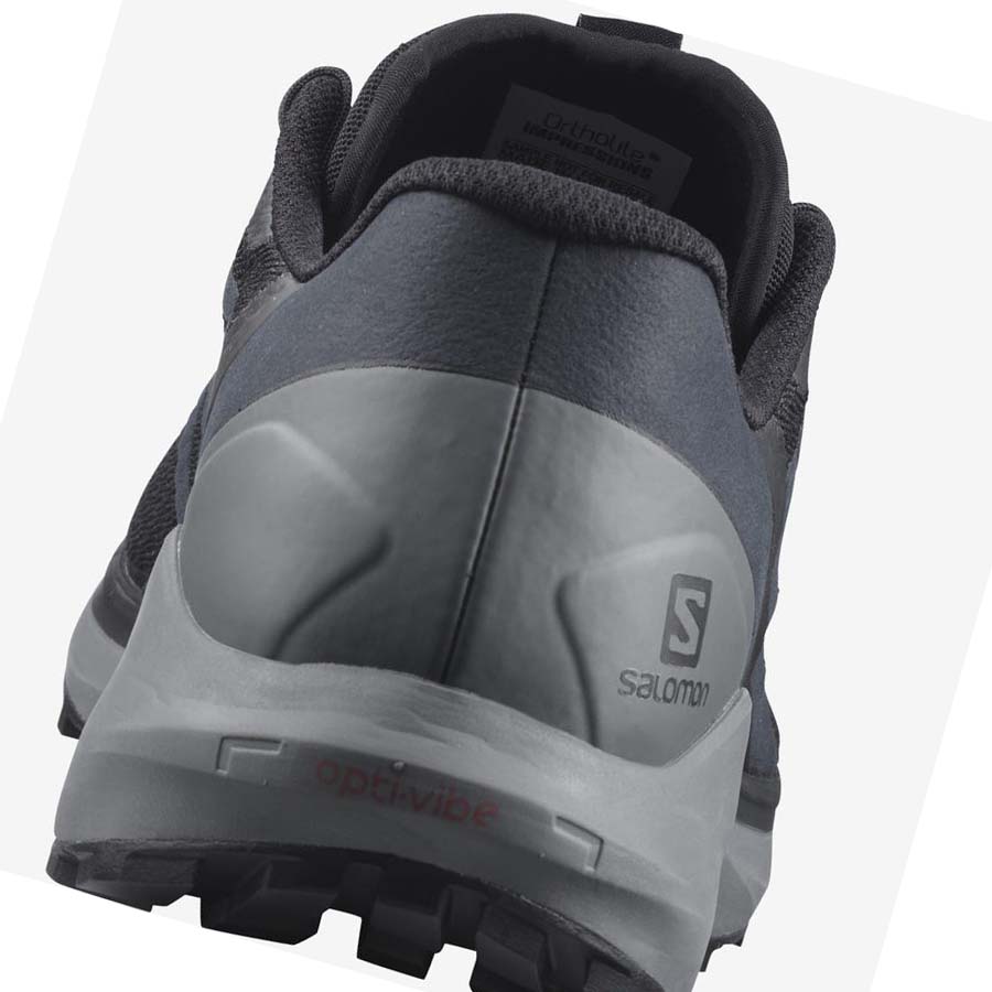 Tenis Para Trail Running Salomon SENSE RIDE 4 Hombre Negros Grises | MX 3491YXF